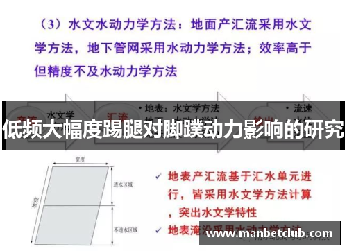 低频大幅度踢腿对脚蹼动力影响的研究